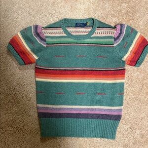 Polo by Ralph Lauren Colorful Striped Crewneck Sweater